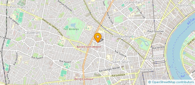 localisation de l'entreprise SCI PERBET à BORDEAUX