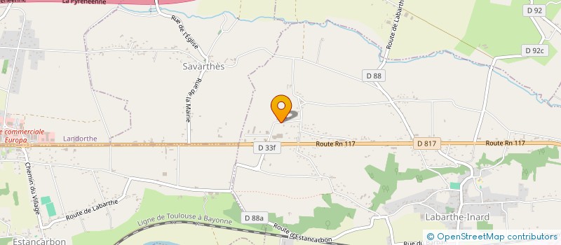 localisation de l'entreprise SCI PERBOST  LABARTHE-INARD