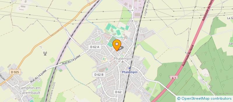 localisation de l'entreprise SCI PERCAJE  PHALEMPIN