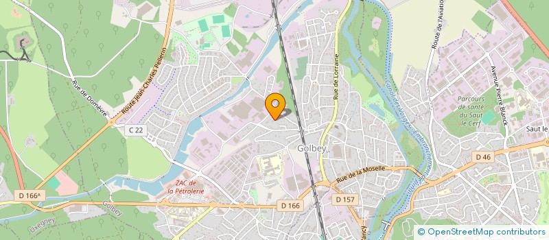 localisation de l'entreprise SCI PERCE NEIGE  GOLBEY