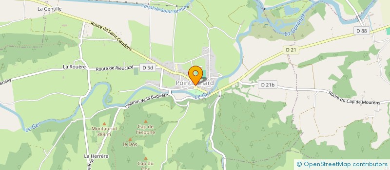 localisation de l'entreprise SCI PERCEB  MIRAMONT-DE-COMMINGES