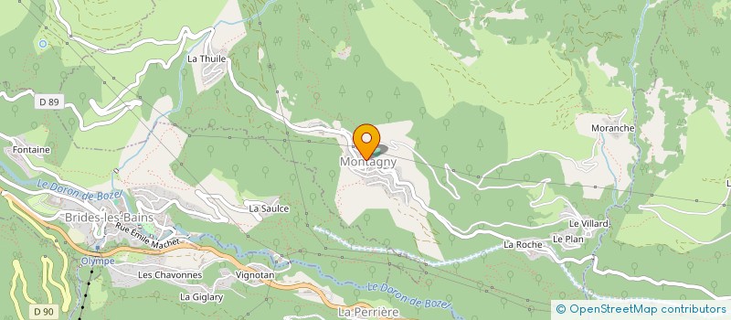 localisation de l'entreprise SCI PERCENEIGE  CHAMPAGNY-EN-VANOISE