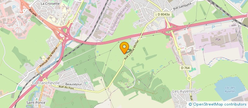 localisation de l'entreprise SCI PERCETTE  VILLERS-SEMEUSE