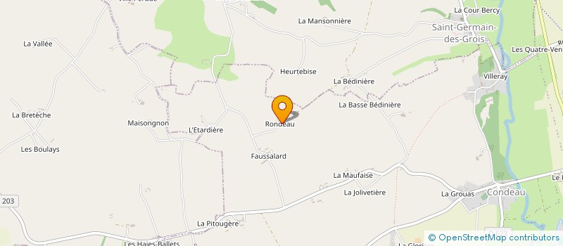 localisation de l'entreprise SCI PERCH'INVEST à SABLONS-SUR-HUISNE