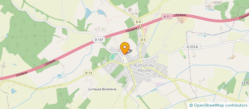 localisation de l'entreprise SCI PERCHE TOURAINE SOLOGNE à AUTHON-DU-PERCHE