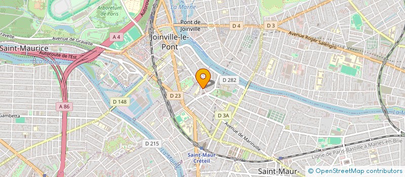 localisation de l'entreprise SCI PERCHEES ET CULOTTEES à ST MAUR DES FOSSES