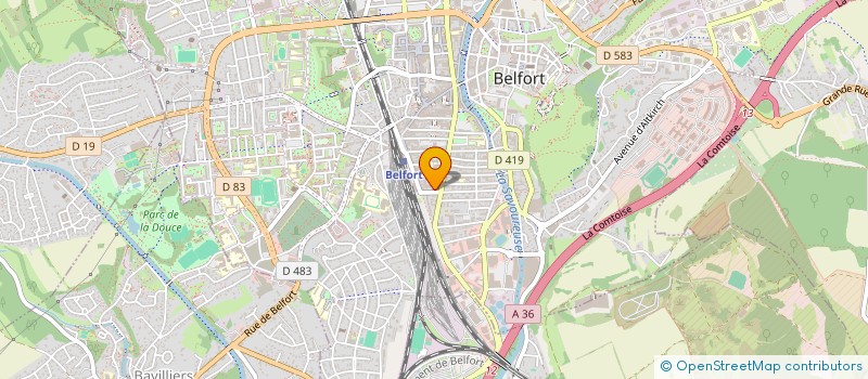 localisation de l'entreprise SCI PERCHES NEW  BELFORT