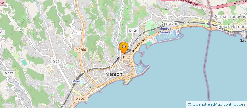localisation de l'entreprise SCI PERCHOIR à MENTON