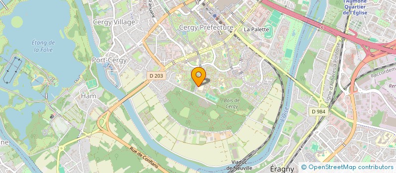 localisation de l'entreprise SCI PERCLASS  PONTOISE