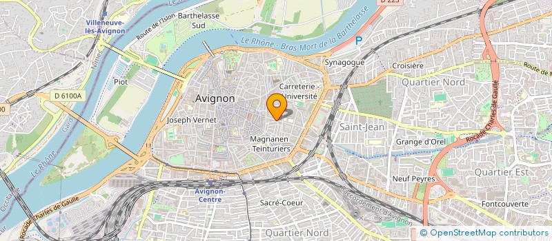 localisation de l'entreprise SCI PERCLASSE  AVIGNON