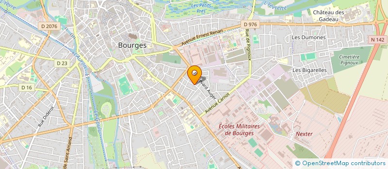 localisation de l'entreprise SCI PERCOBRI  BOURGES