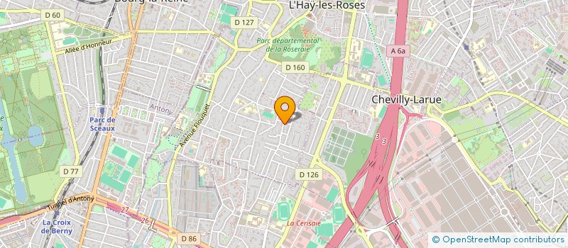 localisation de l'entreprise SCI PERCOSE  L'HAY-LES-ROSES