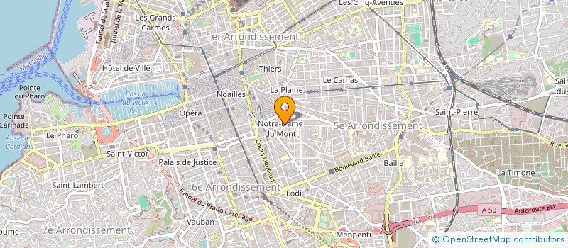 localisation de l'entreprise SCI PERCOUL  MARSEILLE