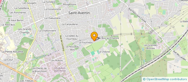 localisation de l'entreprise SCI PERCRILA  SAINT-AVERTIN