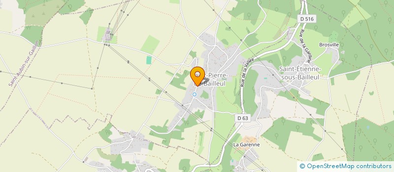 localisation de l'entreprise SCI PERDEUX  SAINT-PIERRE-DE-BAILLEUL