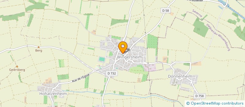 localisation de l'entreprise SCI PERDOMO-CORDERO  WINGERSHEIM LES QUATRE BANS