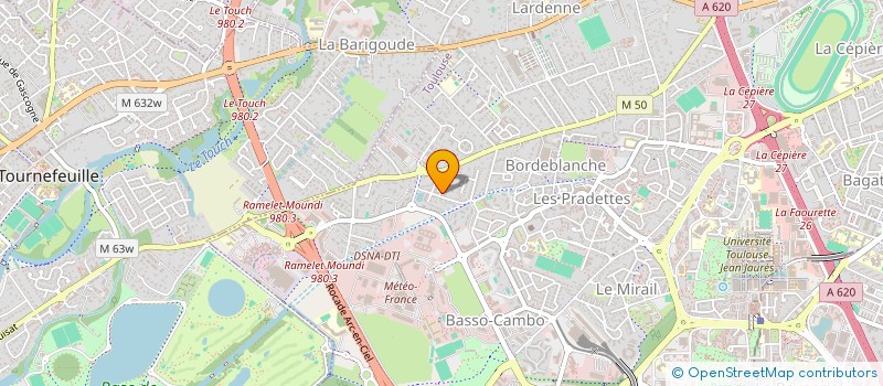 localisation de l'entreprise SCI PERDOMOS LARDENNE à TOULOUSE