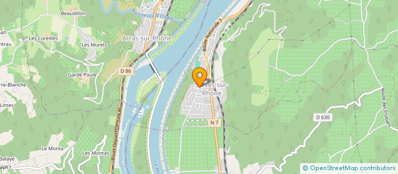 localisation de l'entreprise SCI PERDRIX  SERVES-SUR-RHONE