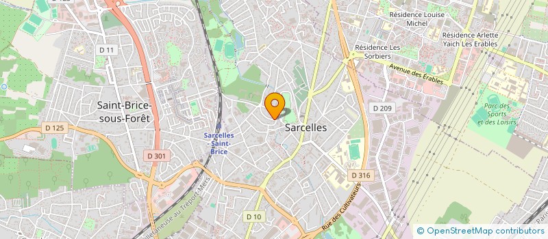 localisation de l'entreprise SCI PERE à SARCELLES
