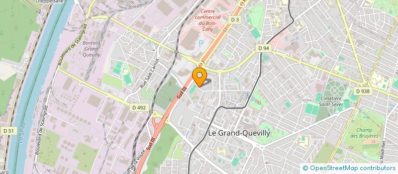 localisation de l'entreprise SCI PERE ET FILLES  LE GRAND-QUEVILLY