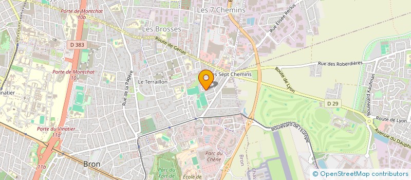 localisation de l'entreprise SCI PERE ET FILS  BRON