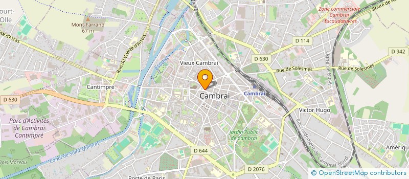 localisation de l'entreprise SCI PERE ET FILS FCP à CAMBRAI