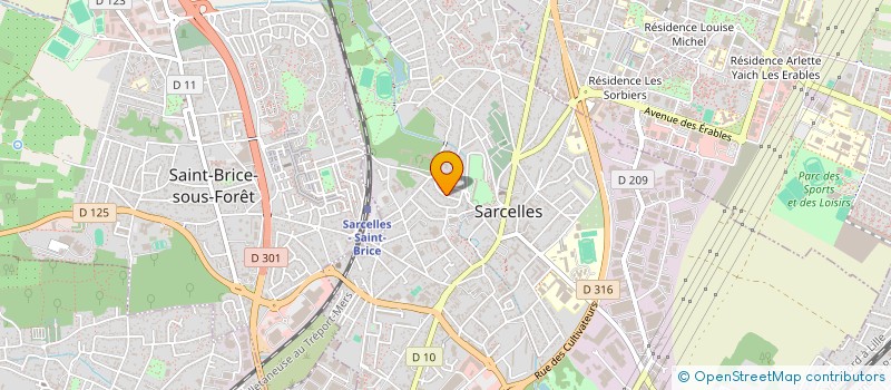 localisation de l'entreprise SCI PERE & PHIL à SARCELLES