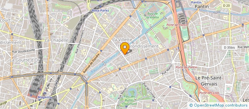 localisation de l'entreprise SCI PEREC  PARIS