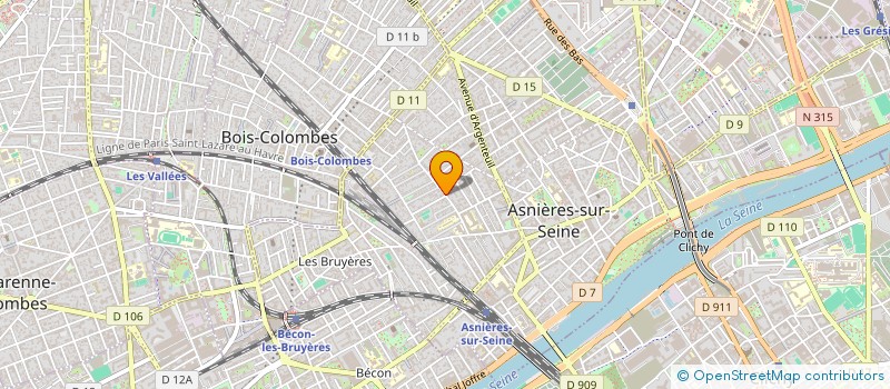 localisation de l'entreprise SCI PEREIRA à ASNIERES-SUR-SEINE