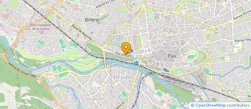 localisation de l'entreprise SCI PEREIRA à PAU
