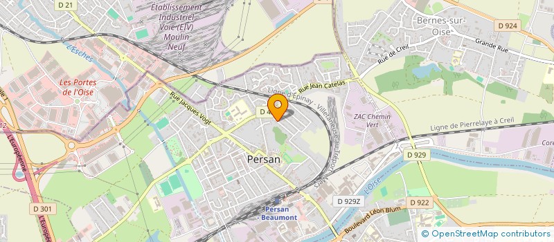 localisation de l'entreprise SCI PEREIRA  PERSAN