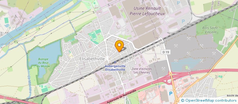 localisation de l'entreprise SCI PEREIRA DE ALMEIDA  AUBERGENVILLE