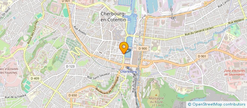 localisation de l'entreprise SCI PEREIRA-HERLAND à CHERBOURG-EN-COTENTIN