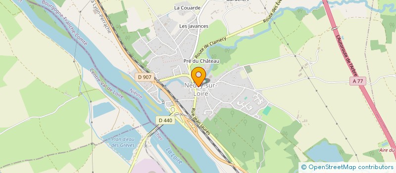 localisation de l'entreprise SCI PEREIRA LOPES à NEUVY-SUR-LOIRE