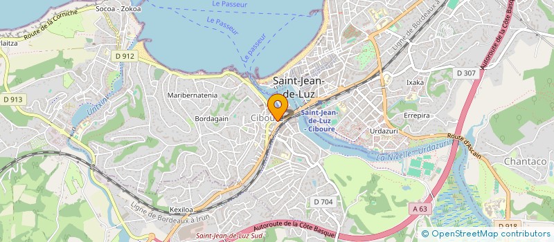 localisation de l'entreprise SCI PEREIRE  CIBOURE