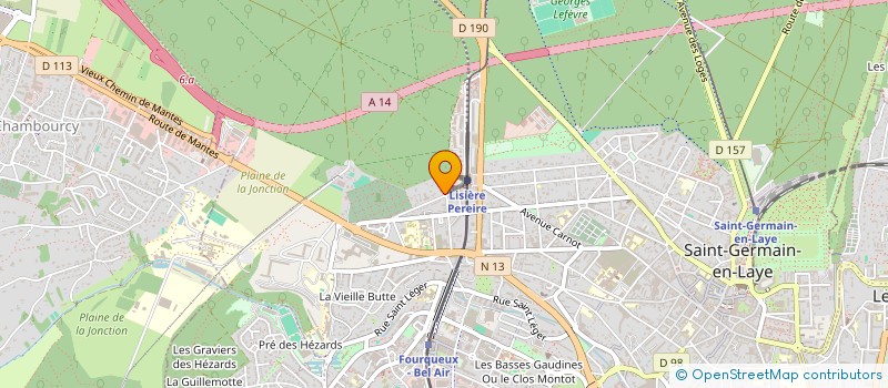 localisation de l'entreprise SCI PEREIRE  SAINT-GERMAIN-EN-LAYE