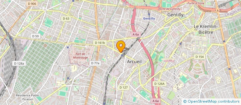 localisation de l'entreprise SCI PEREIRINHA  ARCUEIL