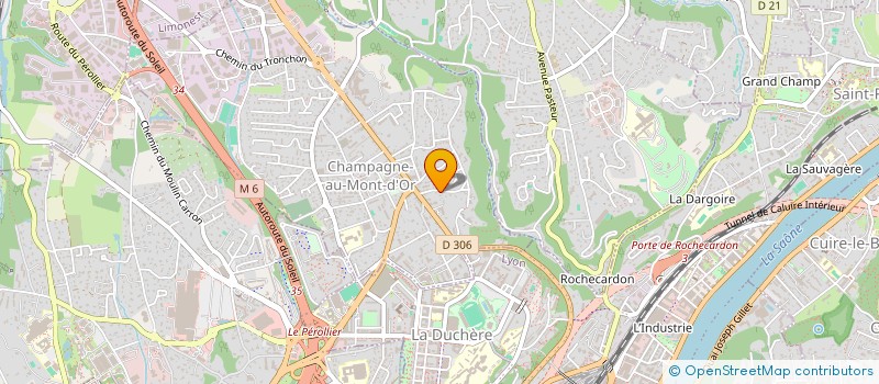 localisation de l'entreprise SCI PERENNE  CHAMPAGNE-AU-MONT-D'OR