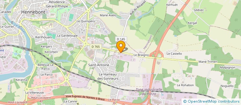 localisation de l'entreprise SCI PERENNO à KERVIGNAC