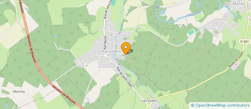 localisation de l'entreprise SCI PERERA  RAINVILLERS
