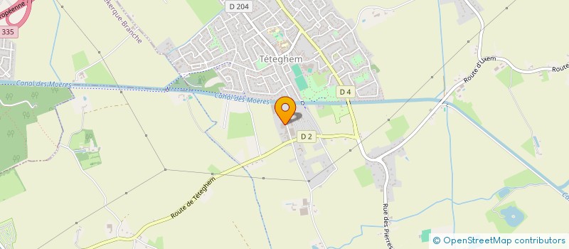 localisation de l'entreprise SCI PERES  TETEGHEM-COUDEKERQUE-VILLAGE