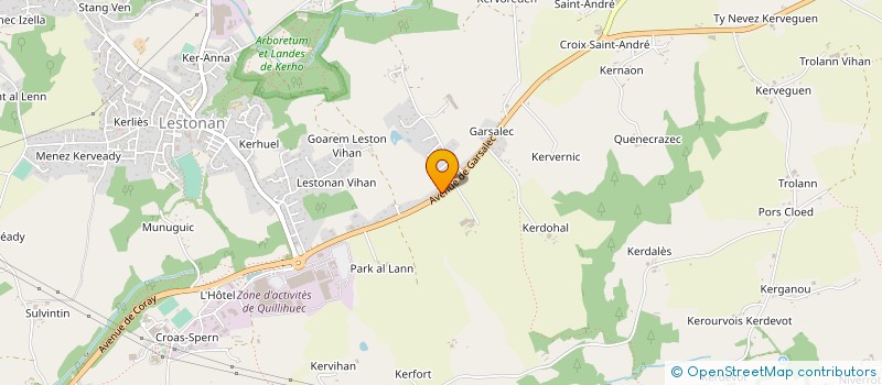 localisation de l'entreprise SCI PERES  ERGUE-GABERIC