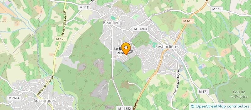 localisation de l'entreprise SCI PERET à BEAULIEU