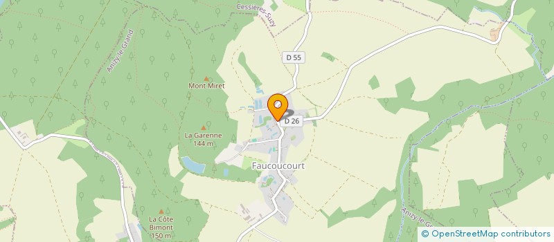 localisation de l'entreprise SCI PERETTI à ANIZY-LE-GRAND