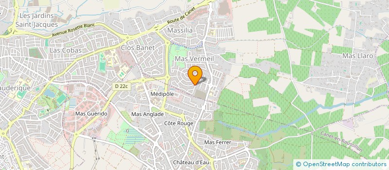 localisation de l'entreprise SCI PEREZ  PERPIGNAN