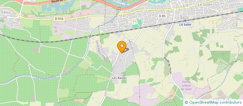 localisation de l'entreprise SCI PEREZ  LE SOLER