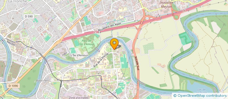 localisation de l'entreprise SCI PEREZ  GIERES