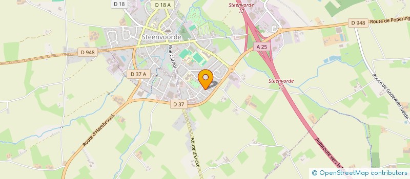 localisation de l'entreprise SCI PEREZ BACQUAERT à STEENVOORDE