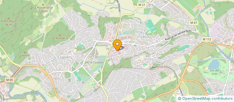 localisation de l'entreprise SCI PEREZ FRERES à JACOU