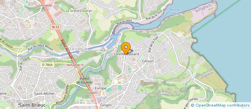 localisation de l'entreprise SCI PEREZ LE COZ  SAINT-BRIEUC